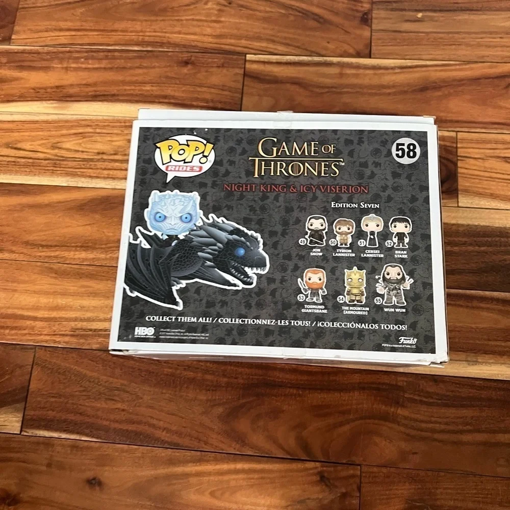 NWT NIB Funko Pop! Night King & Icy Viserion 51 Game Of Thrones Vinyl Figure